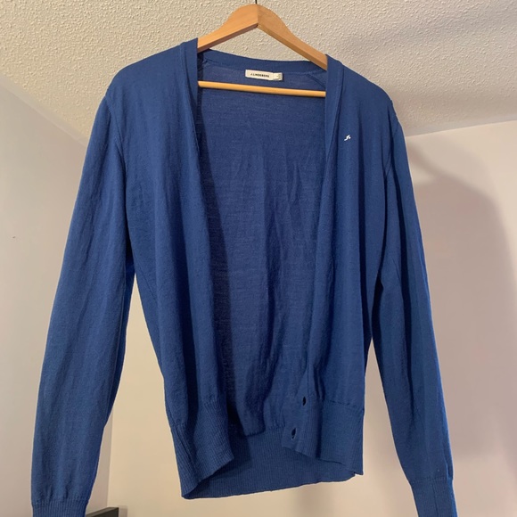 J.Lindeberg Merino Wool Cardigan (Small) - Picture 1 of 6